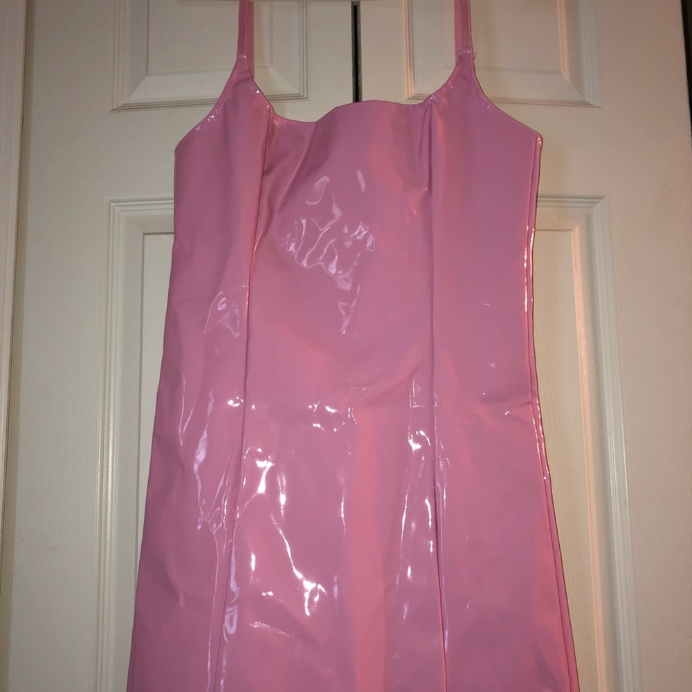 Prettylittlething pleather dress